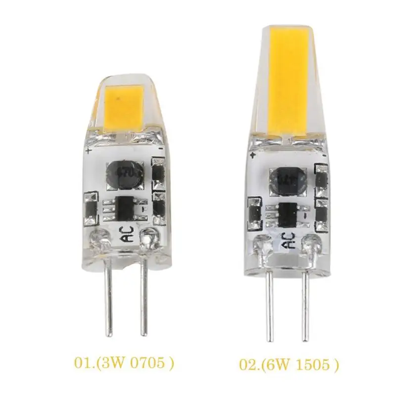 G4 светодиодный удара шарика огни силикона AC/DC12V теплый белый лампа для отель Спальня