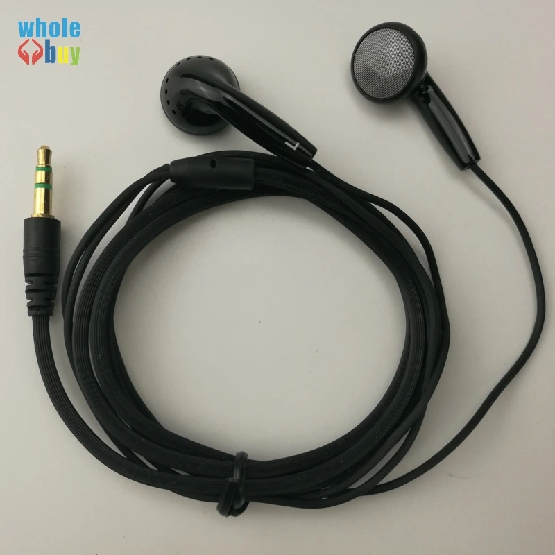 100pcs Stereo Earphone Wired Gaming Headset Thick Line Crod Cable for Phones Samsung Xiaomi Iphone 6 Ear Phone