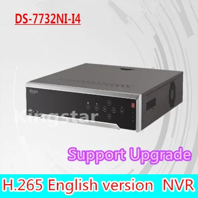 DS-7732NI-I4 English version NVR 32ch no POE ANR NVR Thirdparty network cameras supported HMDI at up to 4K,4SATA for 4HDD H.265