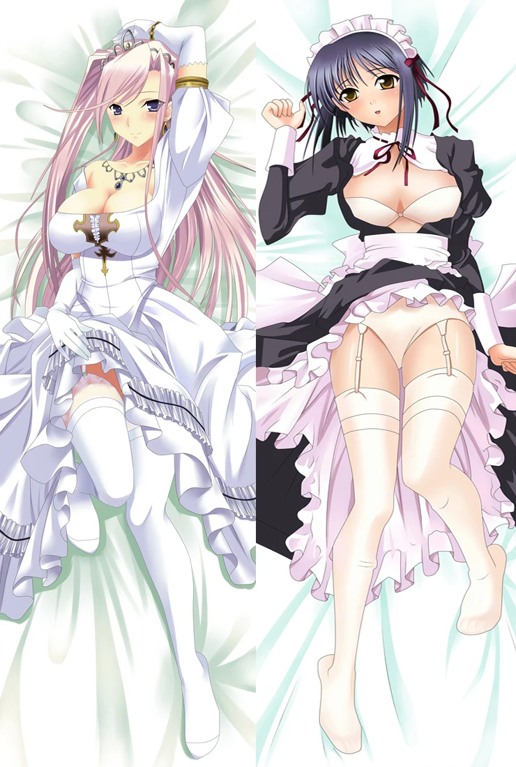 Любитель аниме принцессы! Charlotte Hazelrink & Silvia Van Hossen Dakimakura наволочка для подушки