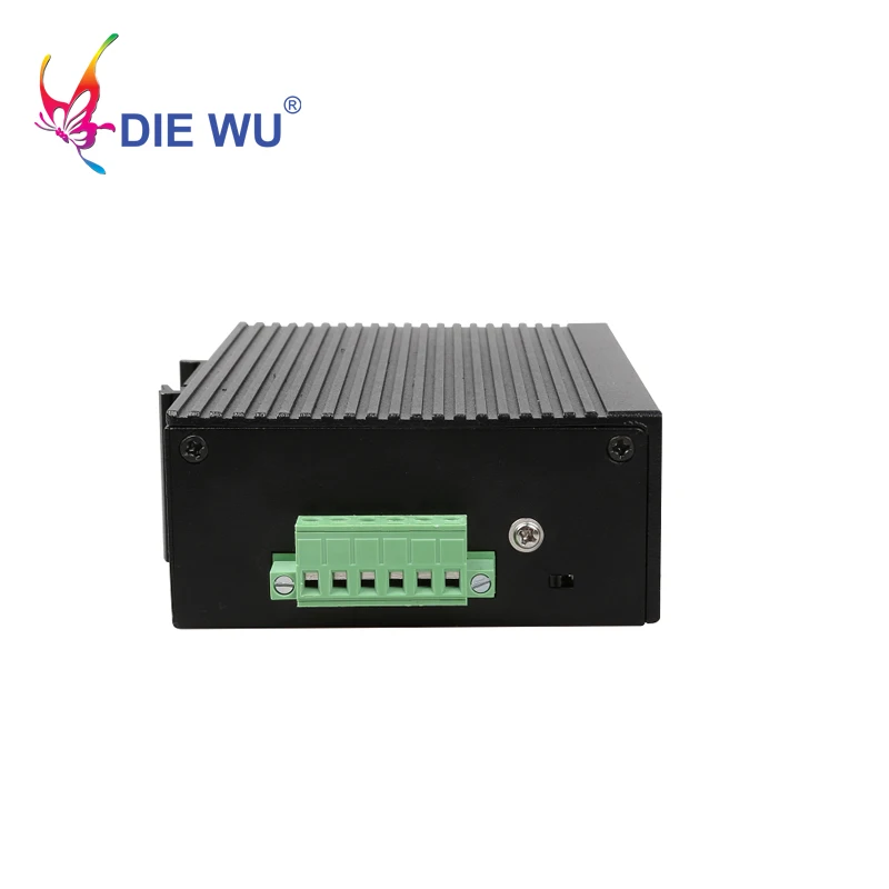 DIEWU 8 Порты промышленный Ethernet коммутатор 10/100 Мбит сетевой коммутатор DIN Rail Тип сетевой адаптер VLAN сигнал усиления