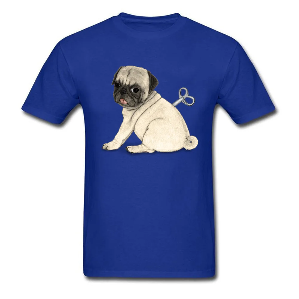 Toy Dog; Pug_blue