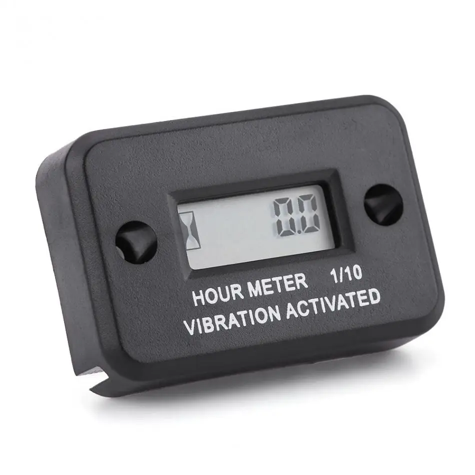 

Digital Vibration Hour Meter Gauge Wireless for Vibrating Machine Motorcycle ATV Boat Marine Digital Hour Meter