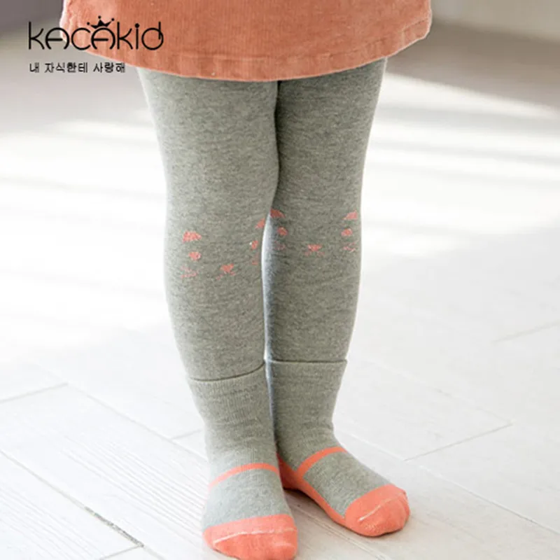 Kacakid Spring Girls Tights Kids solid Tights For Girls Baby Elastic