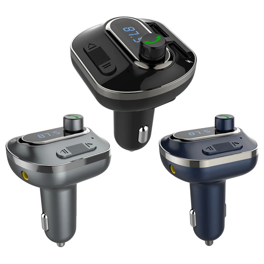 2018 New Multifunctional T19 Car Bluetooth Speakerphone Car Charger Auto Match Car Bluetooth MP3