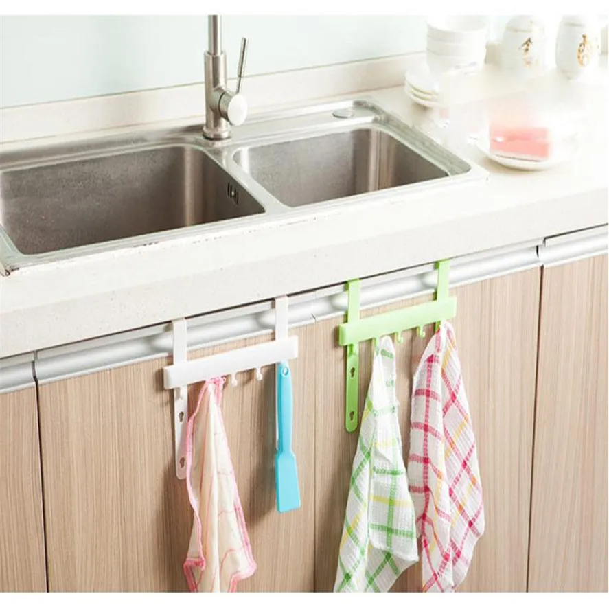 2018 New Kitchen hanging rack 1PC Multifunctional Kitchen Door Rack