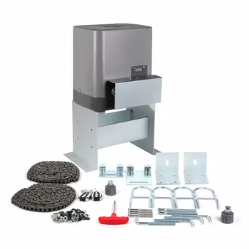 

AC1400 AUTOMATIC SLIDING GATE OPENER DOOR 3100LBS SLIDE ROLLER 1400KG WIRELESS REMOTE KIT