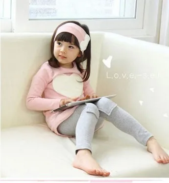

New 2022 love sign baby kids girls clothing sets ( headband + coats + pants ) children outerwear clothes casual girl's suits