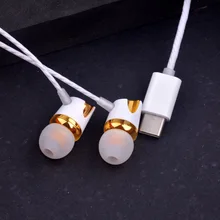 USB-C Digital USB Type C Earphone Hifi Wire Control Type-C Jack Audio adapter For Letv 2 Pro max2 X520 X620 X820 pro3 typec usbc