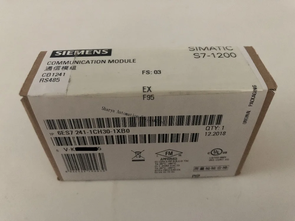

Original SIMATIC S7-1200 CB 1241 6ES7241-1CH30-1XB0, Siem 6es7241-1ch30-1xb0 1 year warranty