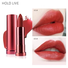 Матовая губная помада HOLD LIVE, стойкая, очаровательный красный клен, тинт для макияжа, 6 цветов, увлажняющая, Обнаженная, бархатная губная помада, набор для красоты