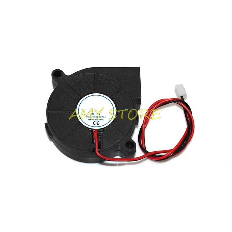 

5V 12V 24V DC Radial Cooling Turbo Blower Fan 50 x 50 x 15mm 5015 Hotend Extruder 2Pin For 3D Printer