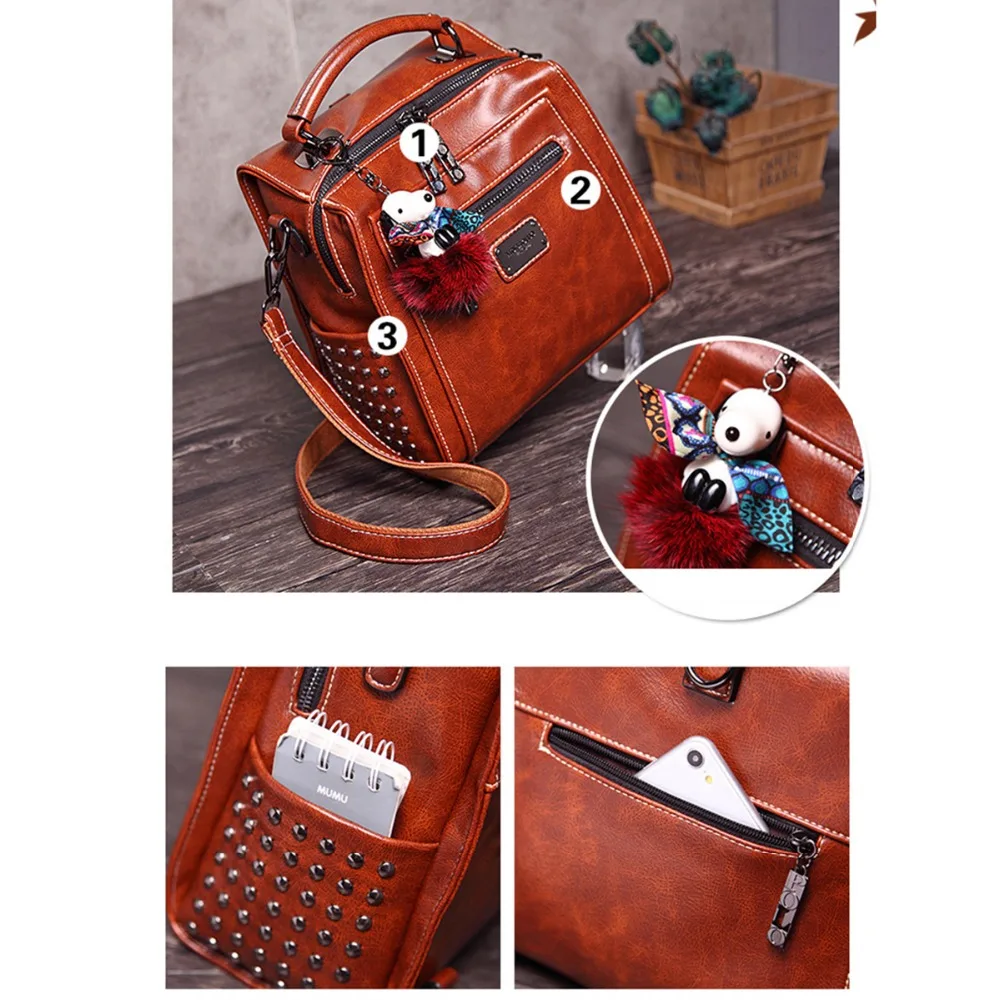  High Quality Women backpack 100% genuine leather back pack Famous Brand lady real leather backpacks - 32980784695