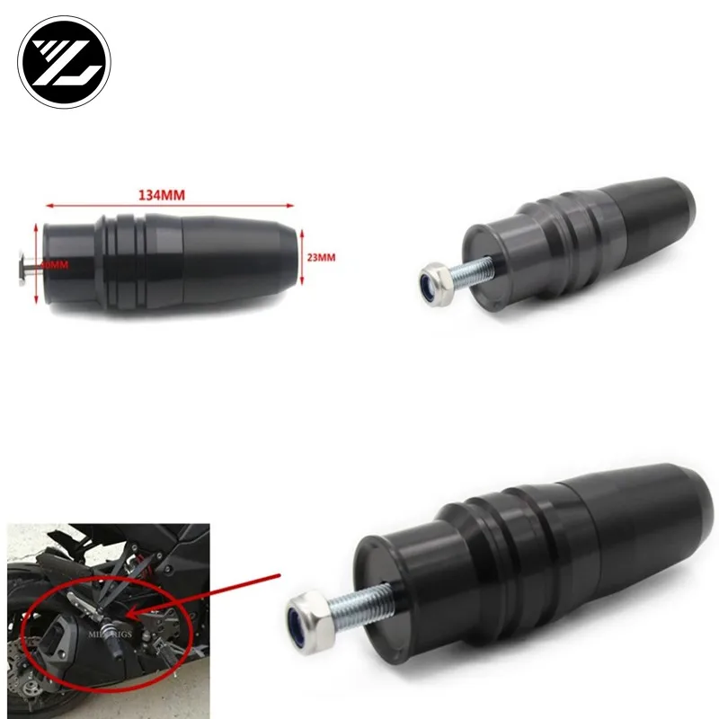 

CNC Universal 8mm Motorfiets Uitlaat Sliders Pads Frame Slider Crash Protector for Kawasaki Z800 Z900 Z650 Z1000 Z250 Z300 Z400