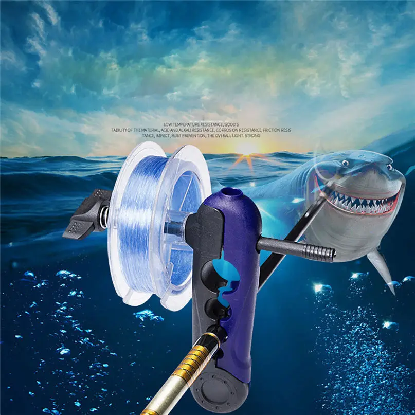 Portable Universal Fishing Line Spooler Adjustable for Various Sizes Rod Bobbin Reel Winder Board Spool Line Wrapper Mini #2M08