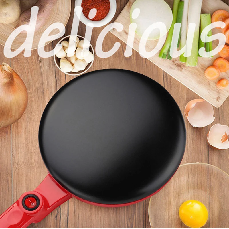 Comprar YOHOLOO crepera eléctrica Pizza Pancake máquina eléctrica portátil máquina de pan cocina herramientas Sonifer
