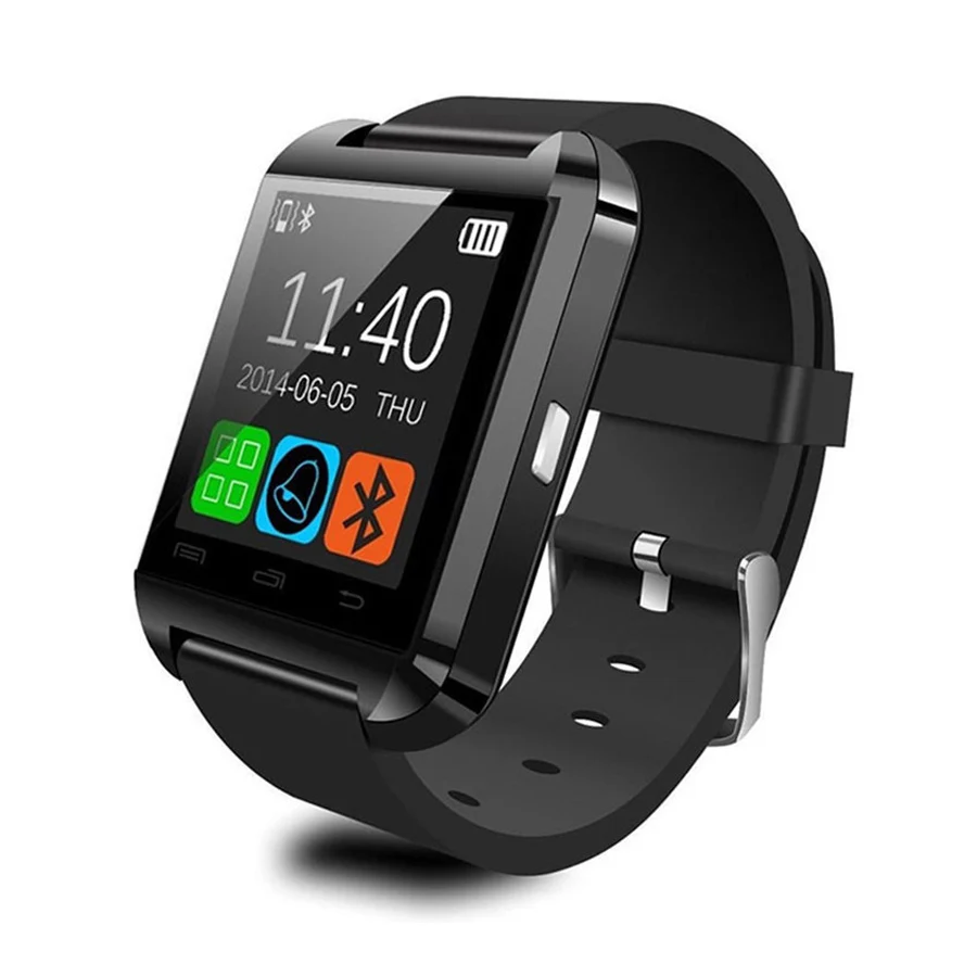 

Hot Sales U8 Smart Watch Bluetooth Smartwatch U80 for IPhone 6 / 5S Samsung S6 / Note 4 HTC Android Phone Smartphones Android