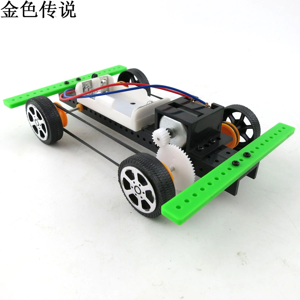 四輪駆動電動モーター車 子供の知能開発手作り おもちゃ プラスチックモデルキット ギア おもちゃ Toy Model Engine Model Windmillmodel Toy Parts Aliexpress