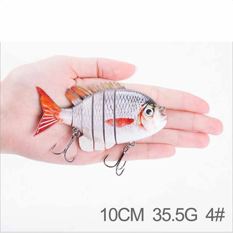 2018 горячая Распродажа рыболовные приманки Swimbait снасти 10 см 35 5 г Multi Составник 6