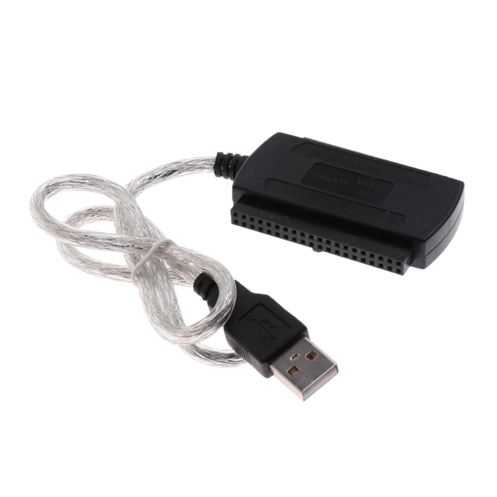 USB 2.0 to IDE/SATA 2.5'/3.5' Hard Drive Disk Adapter Cable Converter Cord#2