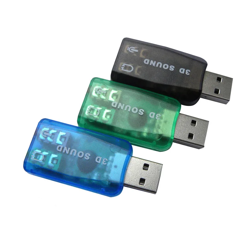 

USB 2.0 Sound Card USB Audio 5.1 External USB Sound Card Audio Adapter Mic Speaker Audio Interface For Laptop PC Micro Da