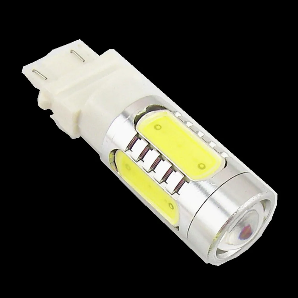 1Pcs 3157 Xenon White 7.5W LED Reverse Backup Plasma Projector DRL