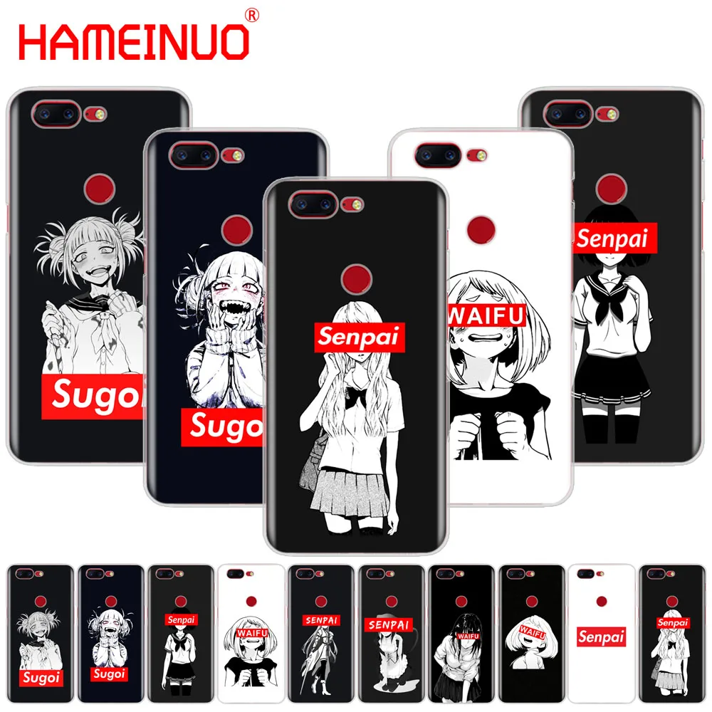 HAMEINUO Sugoi семпай аниме waifu крышка чехол для телефона Oneplus one plus 6 5 т 3 2 X A3000 A5000 |