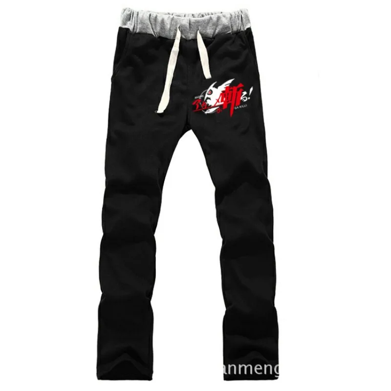 Аниме Акаме га Киру влюбленных брюки из чистого хлопка повседневные брюки косплей подарок Новая мода s-xxl - Цвет: A Black