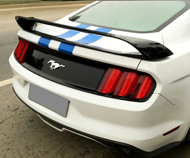 Для Ford Mustang Высокое качество ABS большой спойлер черный или белый или основной Автомобильный задний спойлер для Ford Mustang