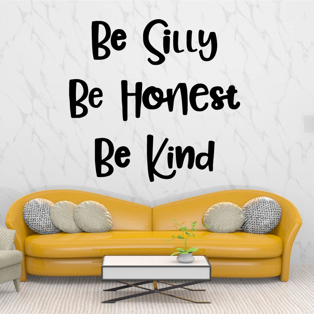 

NEW Be Honest Removable Art Vinyl Wall Stickers For Kids Rooms Decoration Accessories Murals