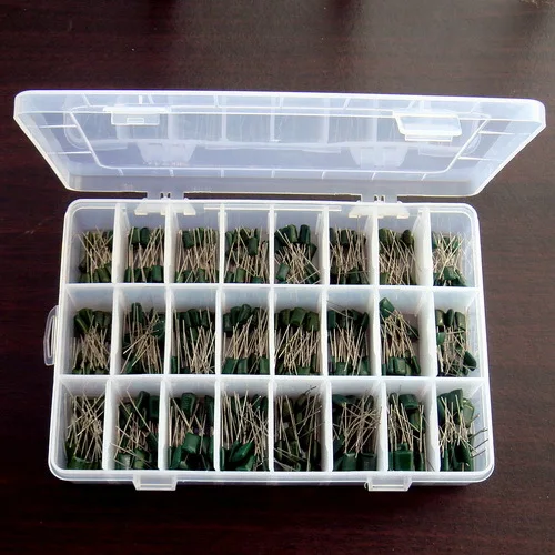 

Polyester Film Capacitor Assorted Kit, 24Values, 480PCS