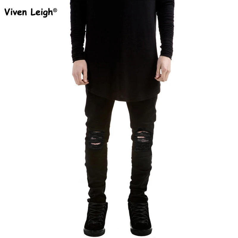 Pantalon roto de la rodilla Clearance