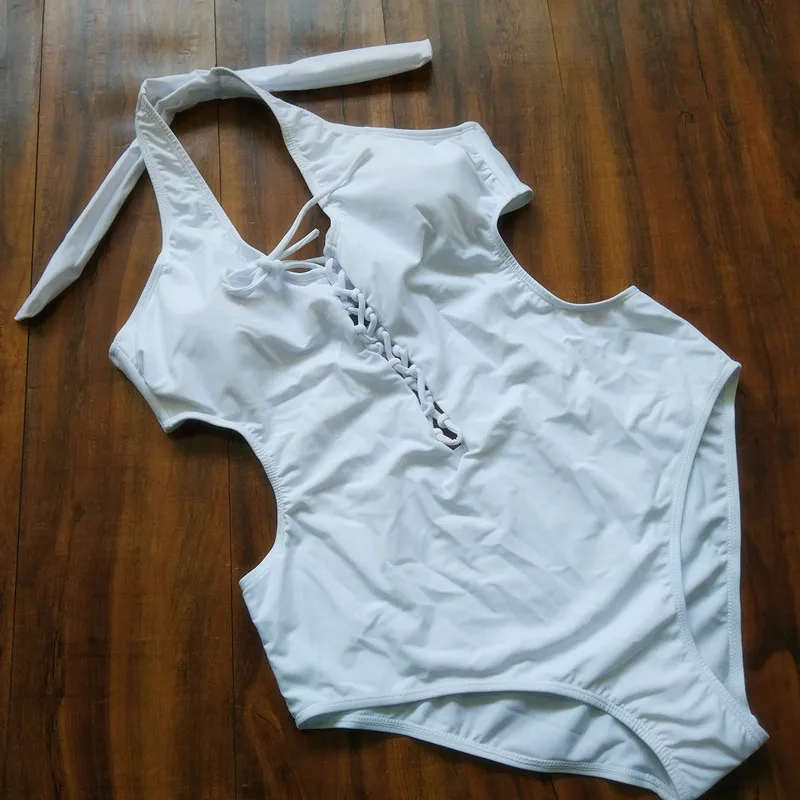 white swimsuit