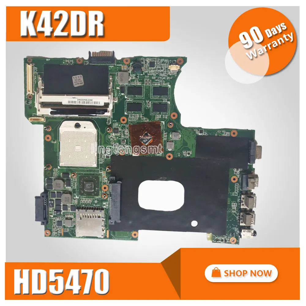 K42DR Motherboard 1GB HD5470 For ASUS A42DE K42D A42DR K42DE K42DY X42D Laptop motherboard K42DR Mainboard K42DR Motherboard for asus k42dr motherboard fit laptop a42de k42de a42dr k42de k42dr k42dy x42d x42dr x42de mainboard 100