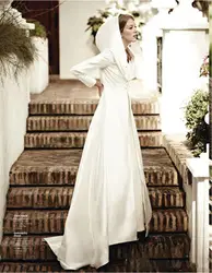 2018 с длинным рукавом трапециевидной формы обычный халат de soiree вечернее платье vestido longo дешевый Длинные вечерние платья Мать невесты платья