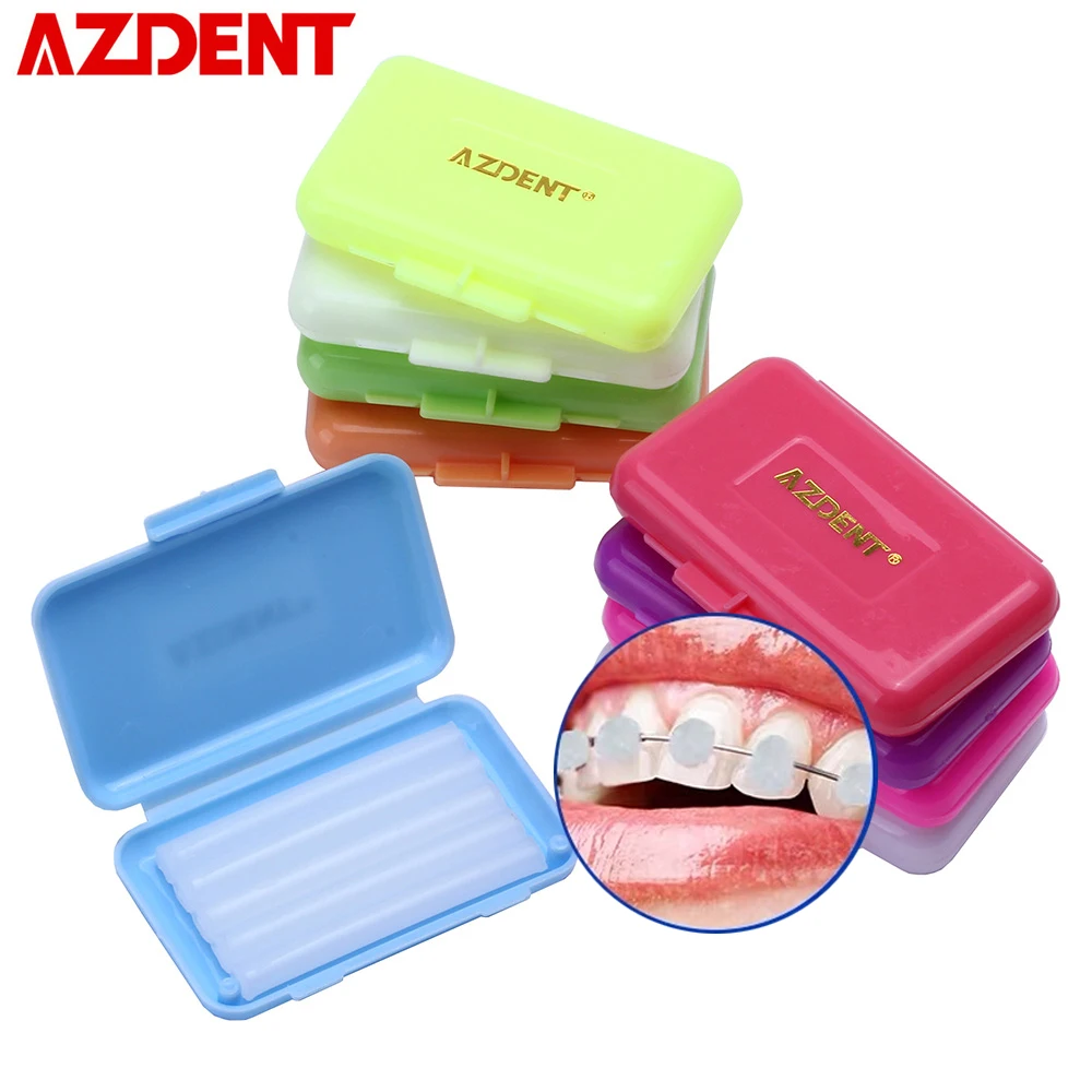 

9 Box/Pack Braces Gum Irritation Strawberry Apple Orange Mint Grape Teeth Whitening Oral Hygiene Dental Orthodontics Wax