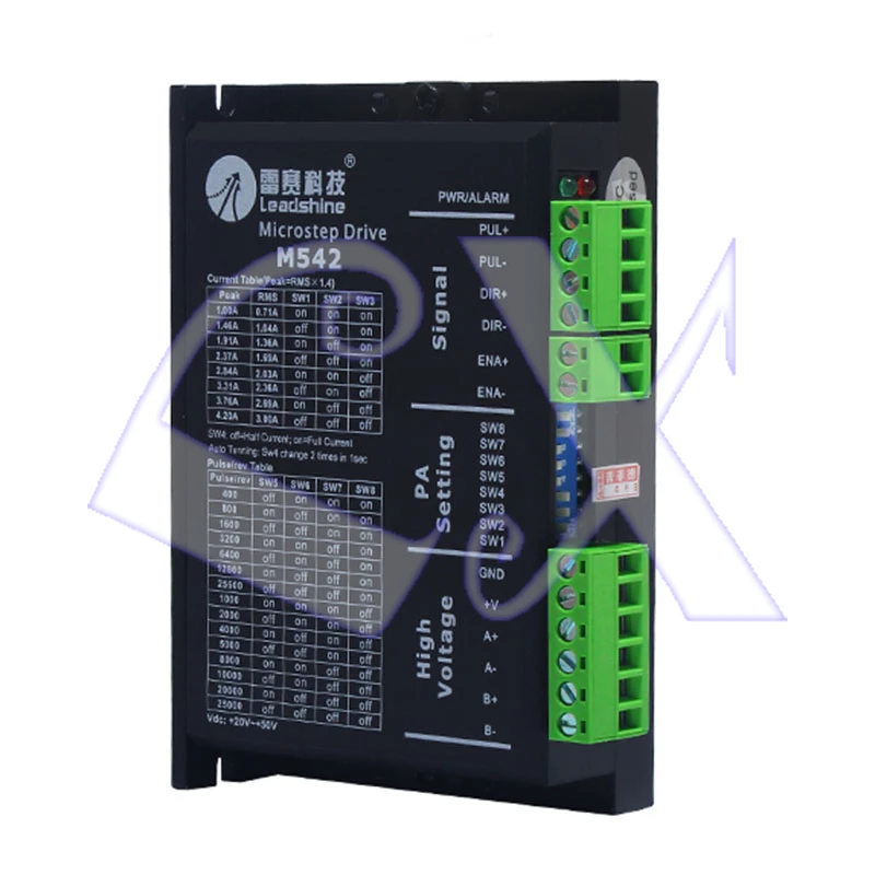 

4pcs/lot Original Leadshine 2 Phase Analog Stepper Driver M542 Max 50VDC 4.2A for Stepper Motor NEMA 23