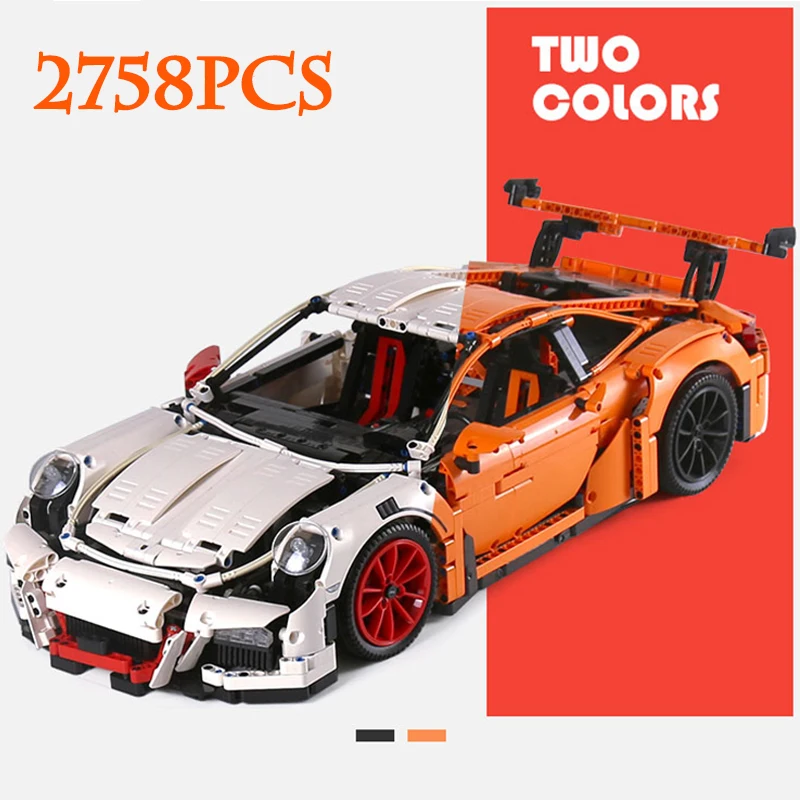

20001 2758pcs technic series Race Car Model Building Blocks Legoinglys 42083 Supercar Racing Car Gift Educational Bricks Boy Toy