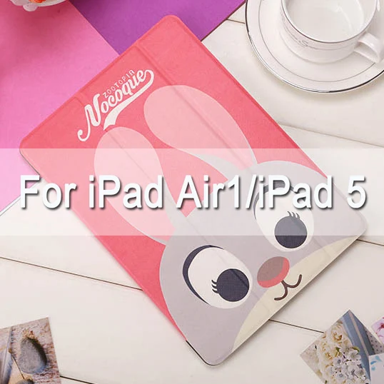 Чехол-подставка из искусственной кожи с рисунком для ipad Air 2 air1 для ipad 9,7 Smart Funda Tablet складной чехол для ipad 2 3 4 mini 12345 - Цвет: for iPad air1