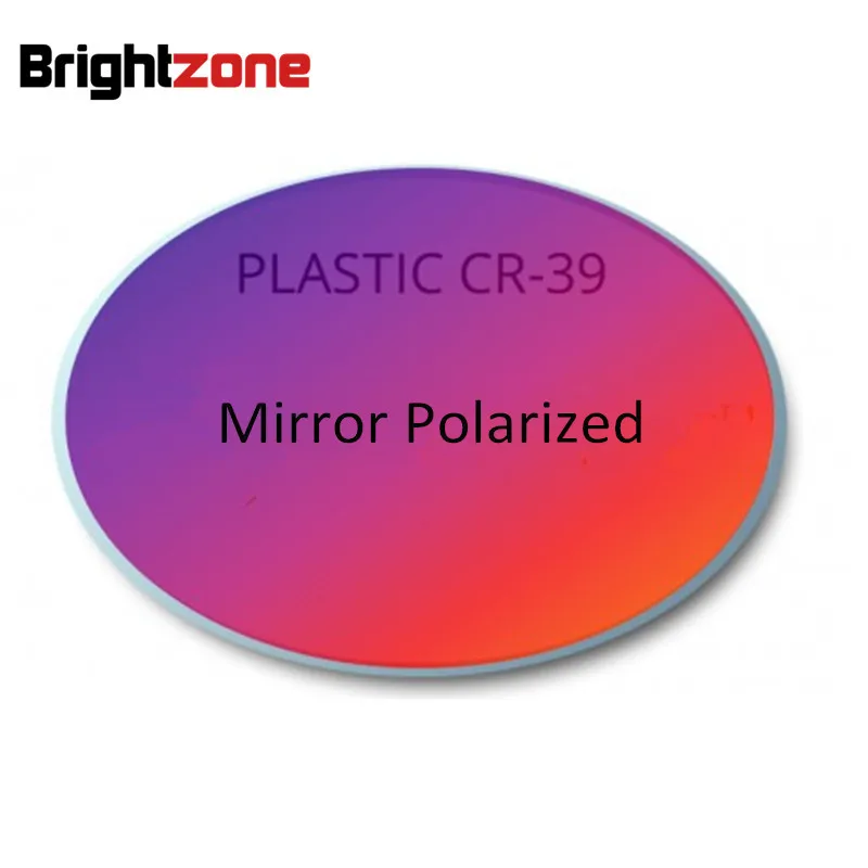 

Brightzone 1.56 index CR-39 Mirrored Multi-colors Polarized Myopia Astigmatsim Sunglasses Eyeglasses Glasses Prescription Lenses