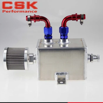 

2L High Flow Baffled Oil Catch Surge Tank with Breather & Drain Tap 2 Ltr