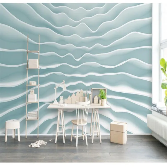 US $12.99 |Benutzerdefinierten Hintergrund Fototapete 3D Geometrie Wave Art Wandverkleidung TV Sofa Schlafzimmer Wandbilder Moderne Tapete Wohnkultur ... US $12.99 |Benutzerdefinierten Hintergrund Fototapete 3D Geometrie Wave Art Wandverkleidung TV Sofa Schlafzimmer Wandbilder Moderne Tapete Wohnkultur ...