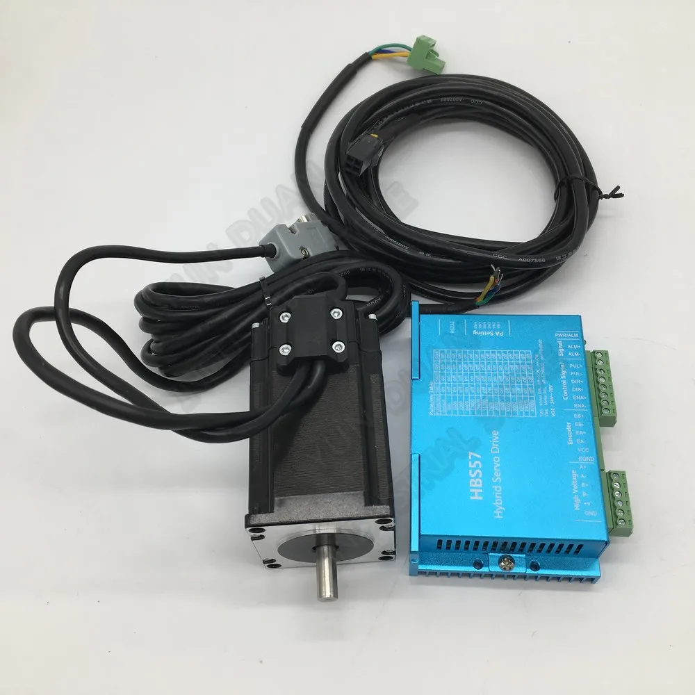 

2.2Nm 314Oz-in NEMA23 57mm 2PH DC 24-60V Closed Loop Stepper Motor &Drive Kit Easy Servo for CNC Mill Engraving Router SMT