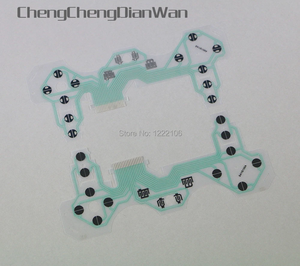 

ChengChengDianWan SA1Q135A Conductive Film Keypad flex Cable Repair Circuit Board Part For Playstation 3 PS3 Controller 100pcs
