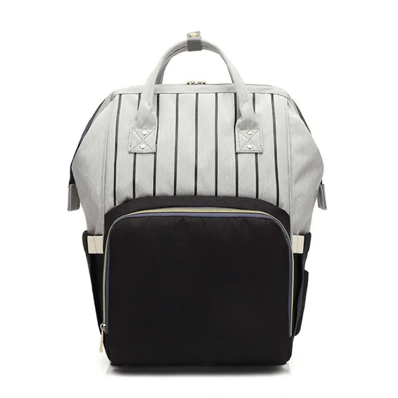 CROAL CHERIE Striped Baby Care Diaper Bag Backpack Organizer High Capacity Changing Nappy Bag For Mom Backpack 274215cm (4)