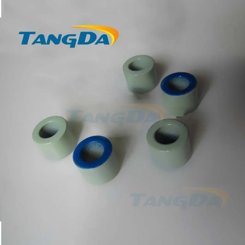 

Tangda Iron powder cores T106-52D OD*ID*HT 27*14*26 mm 185nH/N2 75ue Iron dust core Ferrite Toroid Core toroidal green blue