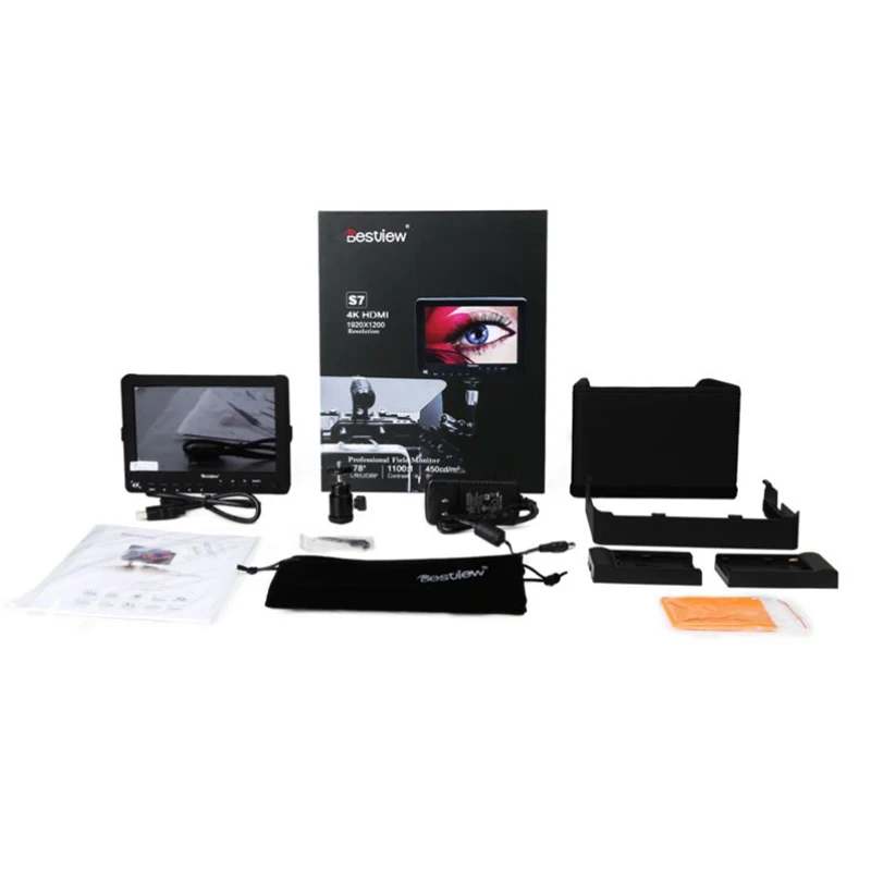 Bestview S7 4 К камеры Внешний Дисплей HDMI HD монитор TFT видео поле 7 дюймов DSLR ЖК-монитор выбывание 1920*1200 монитор