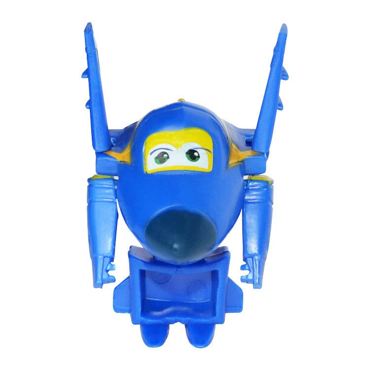 12pcs/set 7cm Super Wings Mini Airplane Robot Baby Toys Action Figures Super Wing Transformation Animation for Children Gift