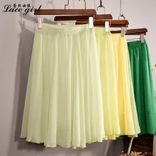 Saia Limited, однотонная одежда Saia Longa,, новинка года, летняя одежда, юбки пляжная юбка в богемном стиле в Европе и шифоновый бюст