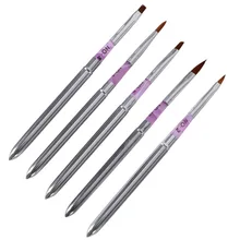 High Quality UV Gel DIY Brush Pen Nail Art Manicure 5Pcs/Set Acrylic 3D Painting Drawing Tool